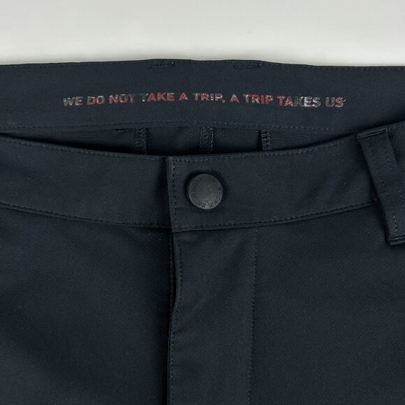 Rhone Pants Mens 34x32* Black Commuter Classic Stretch Chino Straight Leg 100161 - Picture 5 of 15